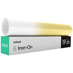 Iron-On UV Color Change Pellicola Larghezza di taglio 30 cm Giallo pastello