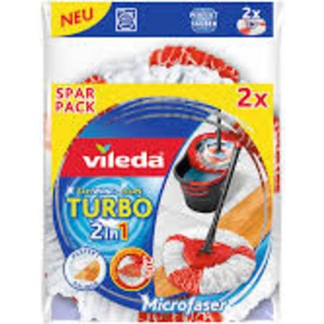 Turbo Easy Wring & Clean testa di ricambio confezione da 2 pz. 2 pz.