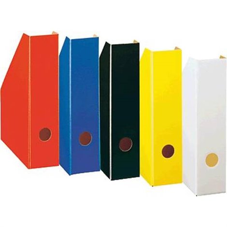 Hamelin Stehsammler Color 100420038 Porta riviste DIN A4 Bianco Cartone 1 pz.