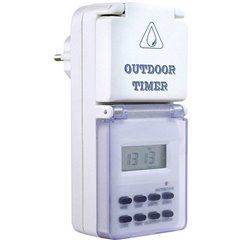Timer a spina analogico digitale Settimanale 3500 W IP44