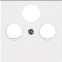 1 pezzo Placca di copertura Coperchio HK 07 Bianco puro (RAL 9010)