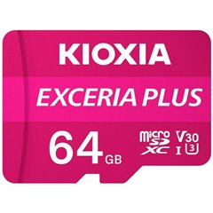 EXCERIA PLUS Scheda microSDXC 64 GB A1 Application Performance Class, UHS-I, v30 Video Speed Class Standard 