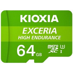EXCERIA HIGH ENDURANCE Scheda microSDXC 64 GB A1 Application Performance Class, UHS-I, v30 Video Speed Class 