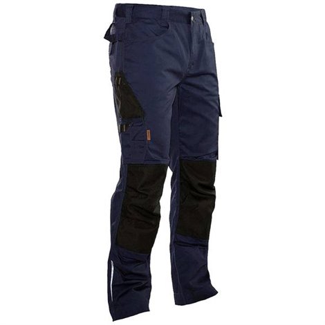 Pantaloni artigiani, dimensioni normali +5cm Blu scuro, Nero Taglia: 46
