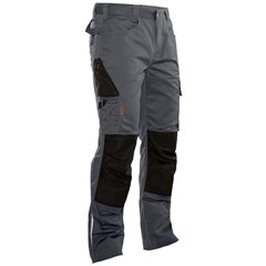 Pantaloni artigiani, dimensioni normali +5cm Grigio scuro, Nero Taglia: 60