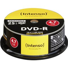 DVD-R vergine 4.7 GB 25 pz. Torre stampabile