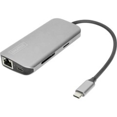 Mini Dockingstation USB-C® Adatto per marchio: universale Chromebook, Chromebook, Lenovo Thinkpad, 