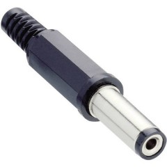 Connettore per bassa tensione Spina dritta 5.5 mm 2.1 mm 1 pz.