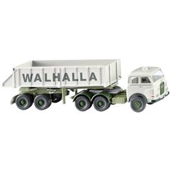 H0 Camion modello MAN Treno di pattini per ribaltabile posteriore, ganascia di pausa Walhalla Kalck