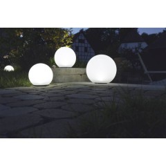 Lampada solare decorativa Boule sfera LED (monocolore) 0.2 W Bianco neutro Bianco