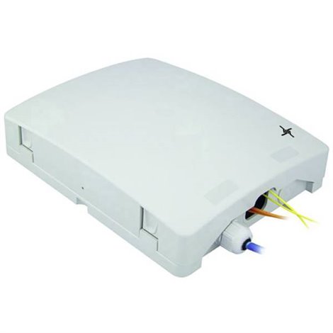 Contenitore per fibra ottica Grigio (RAL 7035) 1 pz.