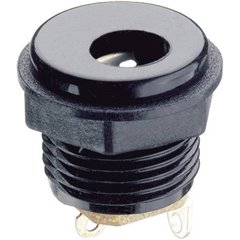 Connettore per bassa tensione Presa verticale 6.3 mm 2 mm 1 pz.