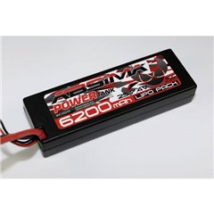 Batteria ricaricabile LiPo 7.4 V 6200 mAh 60 C Hardcase Spina a T