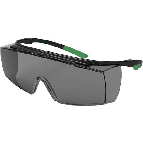 super f OTG Occhiali di protezione incl. Protezione raggi UV Nero, Verde EN 166-1, EN 169 DIN 166-1, DIN