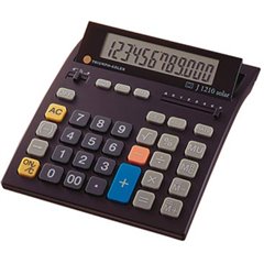 J 1210 Calcolatrice da tavolo Nero Display (cifre): 12 a energia solare, a batteria (L x A x P) 160 x 35 x
