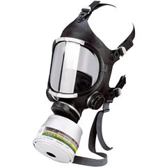 C607/F Respiratore a maschera pieno facciale senza filtro Taglia: Uni