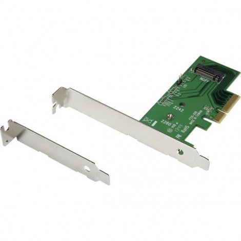 1 Porta Controller M.2 PCIe x4 Adatto per (SSD): M.2 PCIe NVMe SSD, M.2 PCIe AHCI SSD incl. slot