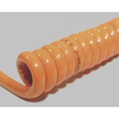 Cavo a spirale H07BQ-F 800 mm / 3200 mm 3 G 1.00 mm² Arancione 1 pz.