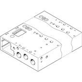 Segnalatore luminoso Mini TwinLIGHT Combi 24VAC/DC BU Blu 24 V/DC 95 dB