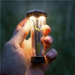 Lighthouse Micro Flash LED (monocolore) Luce da campeggio 150 lm a batteria ricaricabile 68 g Nero, 