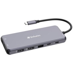 CMH-14 14 Porte USB-C® (USB 3.1) Multiport Hub con connessione di rete integrata, Con lettore di schede SD