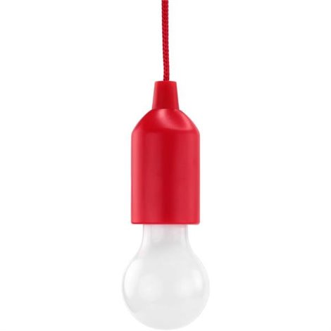 Pull-Light PL LED (monocolore) Luce da campeggio 25 lm a batteria 50 g Rosso