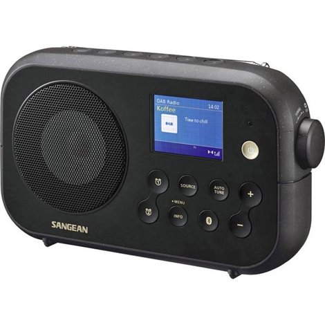 DPR-42BT Black Radio portatile DAB+, FM Bluetooth Nero