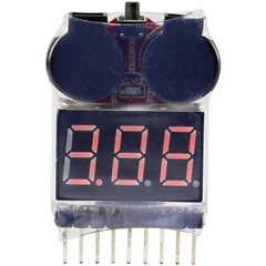Tester LiPo checker Adatto per celle batteria: 2 - 8 1 pz. 1511388