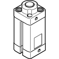 Cilindro di arresto DFSP-20-10-DS-PA Lunghezza corsa: 10 mm 1 pz.