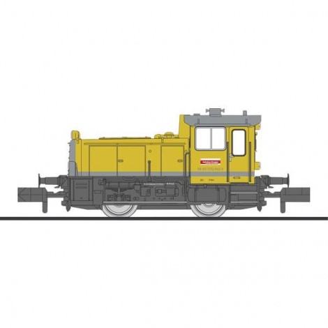 Locomotiva di manovra N 332 062-9 di DB AG costruzione ferroviaria