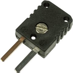 Connettore miniaturizzato per termoelemento Nero Contenuto: 1 pz.