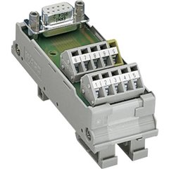 Modulo di interfaccia basetta portacontatti D-SUB 0.08 - 2.5 mm² Poli: 9 Contenuto: 1 pz.