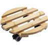 Portavaso con rotelle Bambù Capacità di carico (max.): 60 kg 74 mm Numero ruote di guida 4