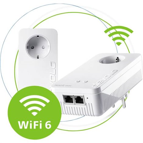 Magic 2 WiFi 6 Starter Kit Powerline WLAN Starter Kit EU Powerline, WLAN 2400 MBit/s