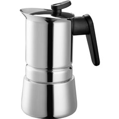 Steelmoka Macchina per caffè espresso acciaio inox Capacità tazze=4
