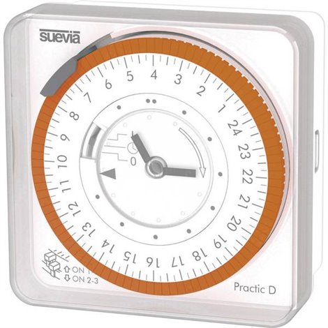 Practic D Timer di superficie analogico 230 V/AC 3680 W