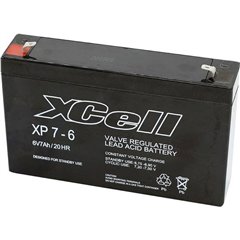 XP 7 - 6 Batteria al piombo 6 V Piombo-AGM (L x A x P) 151 x 100 x 34 mm Spina piatta 4,8 mm, Spina piatta