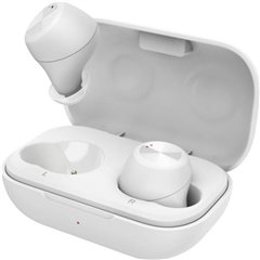 WEAR7701 Cuffie auricolari Bluetooth Bianco headset con microfono, controllo touch, idrorepellente