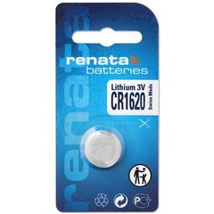 Batteria a bottone CR 1620 3 V 1 pz. 68 mAh Litio CR1620