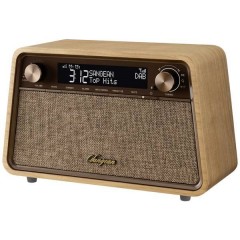 Premium Wooden Cabinet WR-201 Radio da tavolo DAB+, FM DAB+, Bluetooth, AUX, FM Funzione allarme Legno