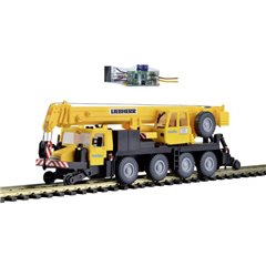 H0 Modello da costruire Liebherr Gru mobile TM 1050-4 feroviario