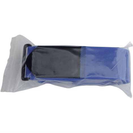 922-0426-Bag Nastro a strappo per valigia con fibbia Lato morbido e lato rigido Blu 1 pz.