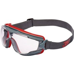 Goggle Gear 500 Occhiali a mascherina antiappannante Grigio, Rosso
