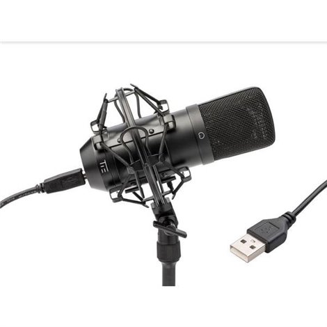 Condenser Mic SW Microfono USB da studio Cablato incl. ragno, incl. cavo