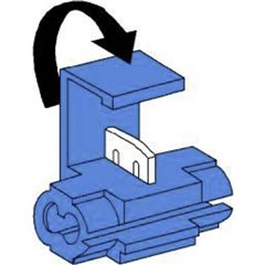 Derivatore flessibile: 1.50-2.50 mm² rigido: 1.50-2.50 mm² 250 pz. Blu