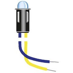 Luce di segnalazione a LED Giallo 5 V/DC 30 mcd
