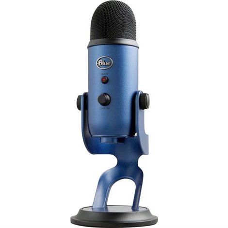 Yeti Microfono per PC Blu Cablato, USB
