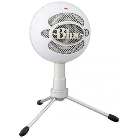 Snowball iCE Microfono per PC Bianco Cablato, USB