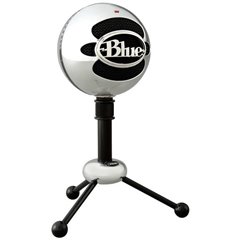 Snowball Microfono per PC Argento Cablato, USB