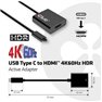 USB Adattatore [1x Spina C USB 3.2 Gen 2 (USB 3.1) - 1x Presa HDMI] Nero